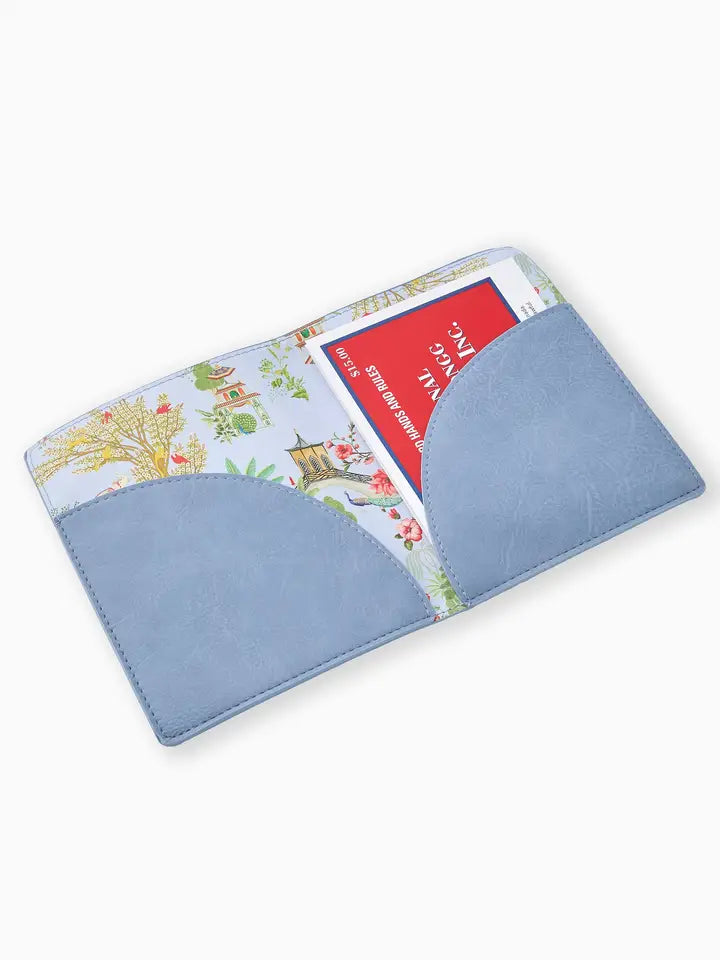 Periwinkle Mahjong Card Folio
