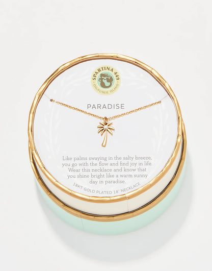 Sea La Vie Necklace Paradise/Palm Tree