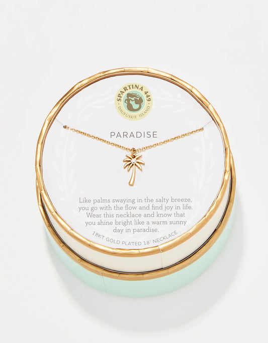 Sea La Vie Necklace Paradise/Palm Tree