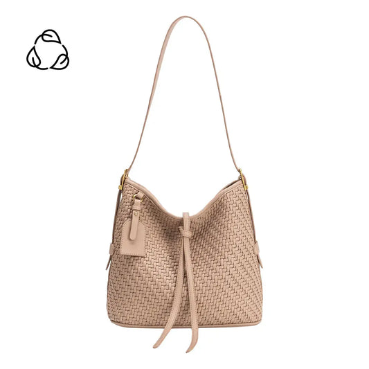 Thalia Biscuit Recycled Vegan Leather Tote