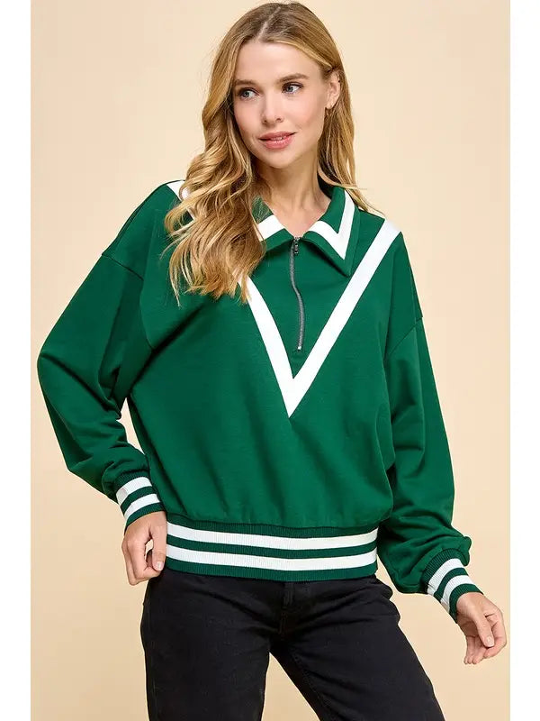 Hunter Green Pullover