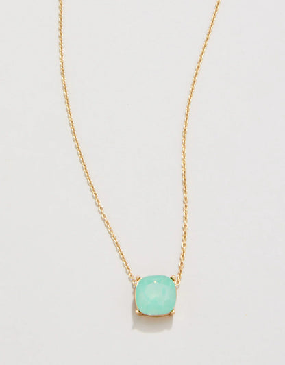 Sea La Vie Sea Glass Necklace 18" Happy/Sea Green