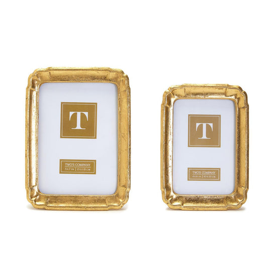 Gold Leaf Photo Frame 4x6