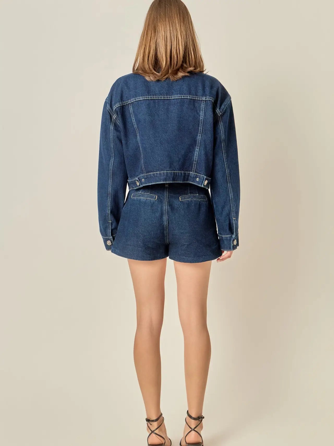 High Waist Denim Shorts