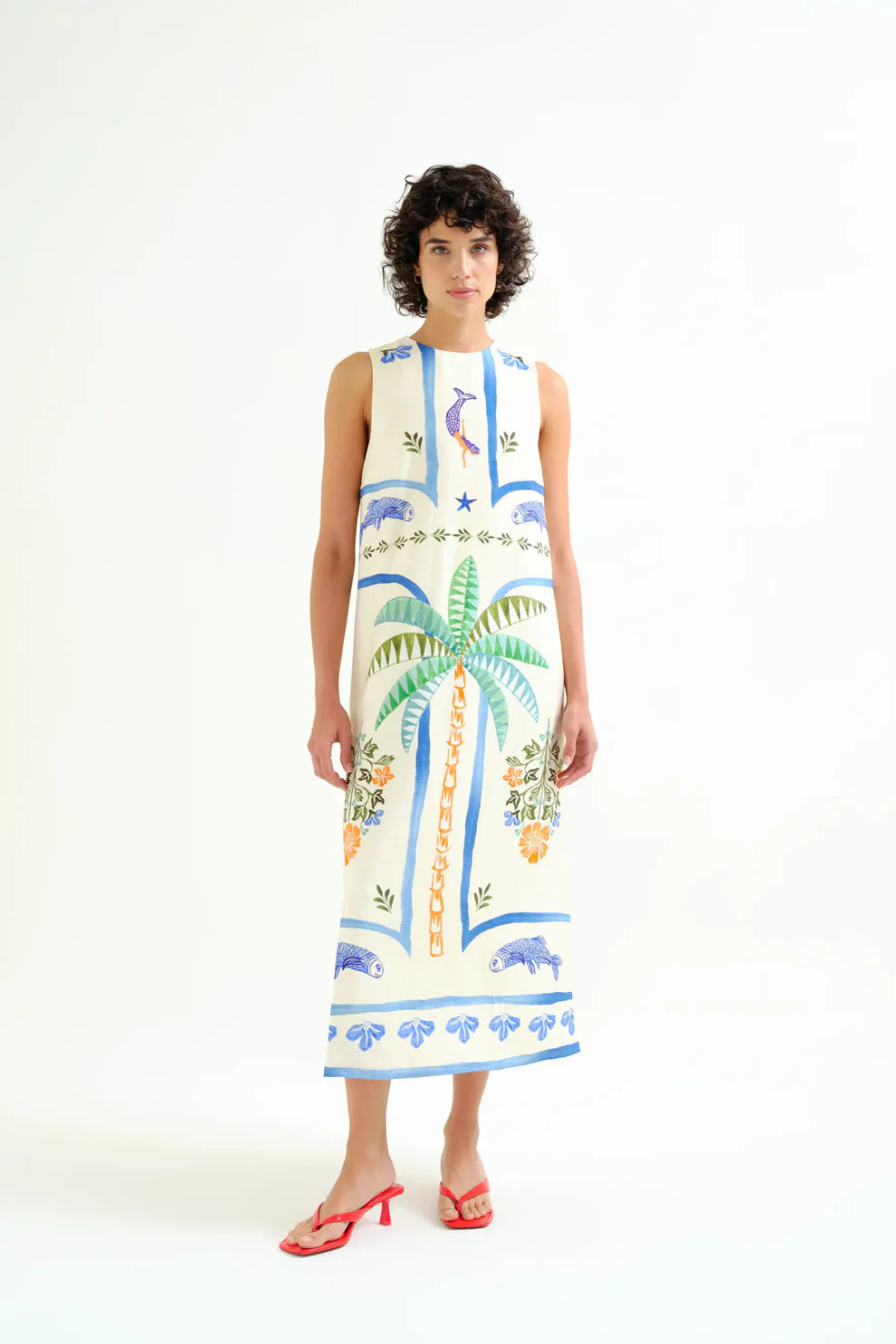 Palm & Fish Maxi