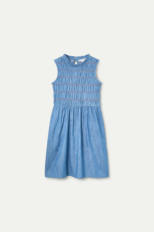 Chambray Mini Dress