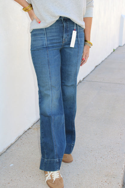 Kate Front Seam Wide Leg Jeans