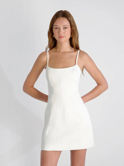 YORK SATIN MINI DRESS