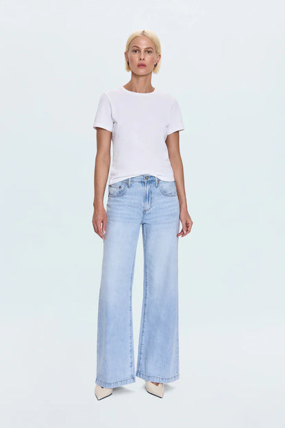 Jadyn Low Slung Palazzo Jean - Chateau