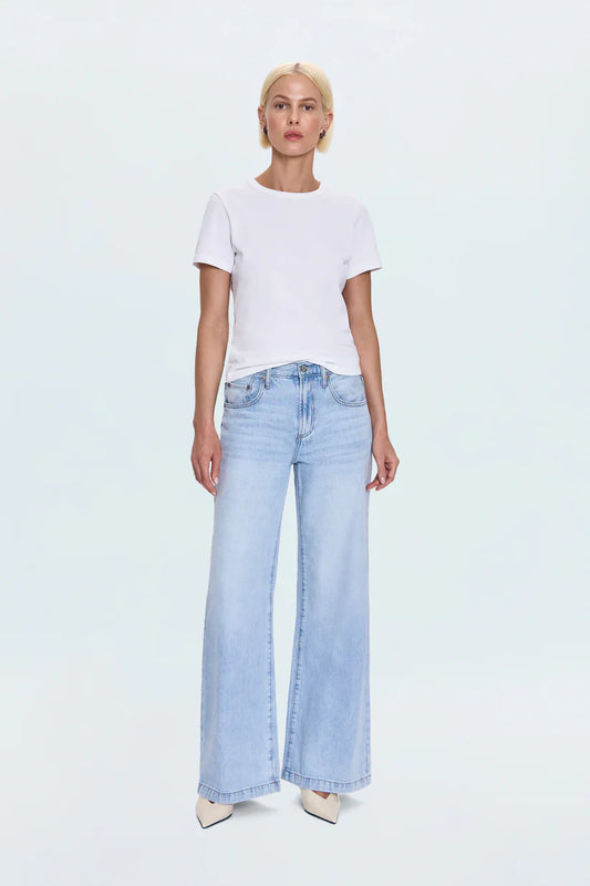 Jadyn Low Slung Palazzo Jean - Chateau