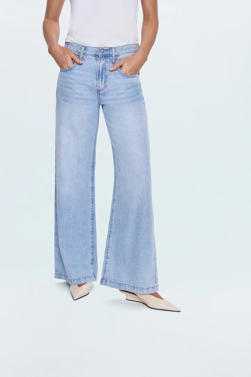 Jadyn Low Slung Palazzo Jean - Chateau
