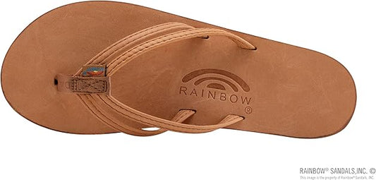 The Sandpiper - Luxury Leather Single Layer Arch Support with 1/3" Double Narrow Strap