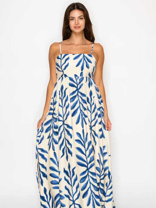 Aegean Fern Maxi Dress