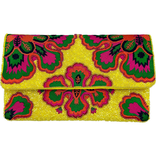Festive Royalty Beaded Clutch