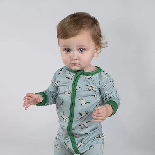 Mallards / Ducks - Convertible Zip Pjs