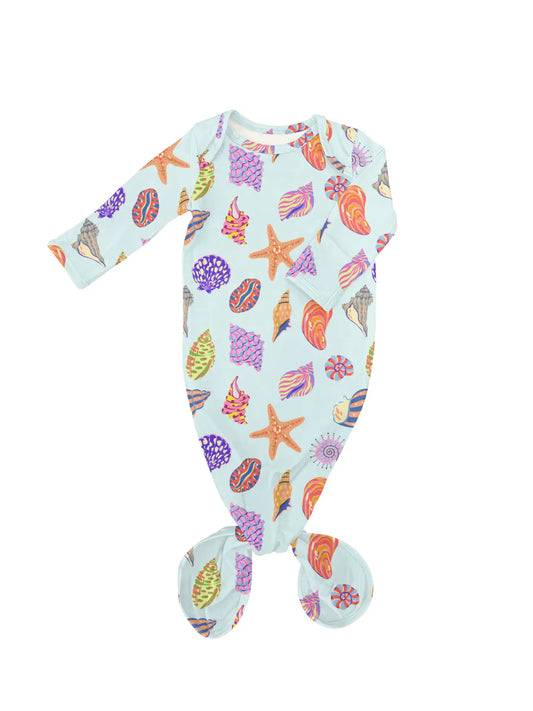 Seashells - Knotted Infant Gown