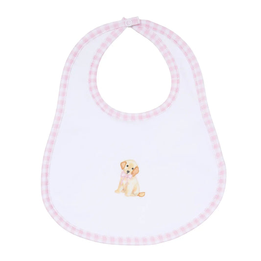 Sweet Golden Bib - Pink