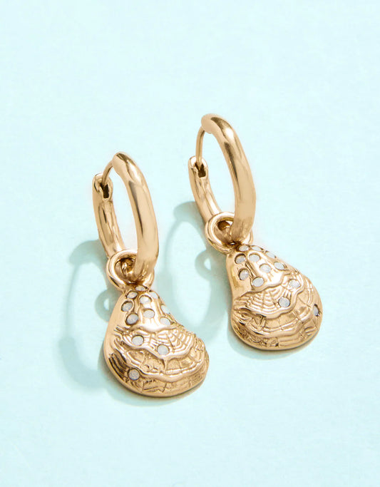 Bluffton Oyster Convertible Hoop Earrings
