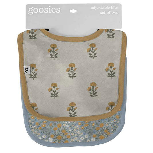 Marigold Block Print - Bib Set