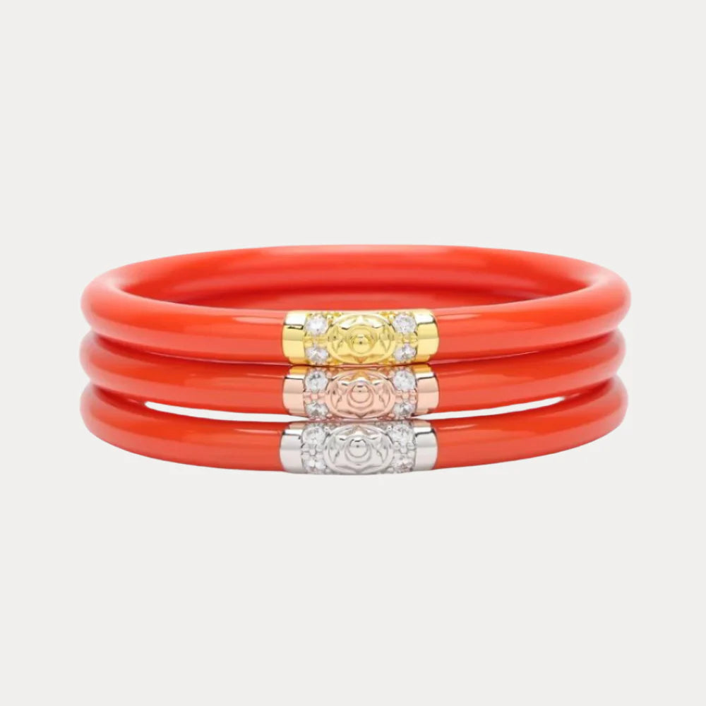 Three Kings All Weather Bangles® (AWB®) - Coral