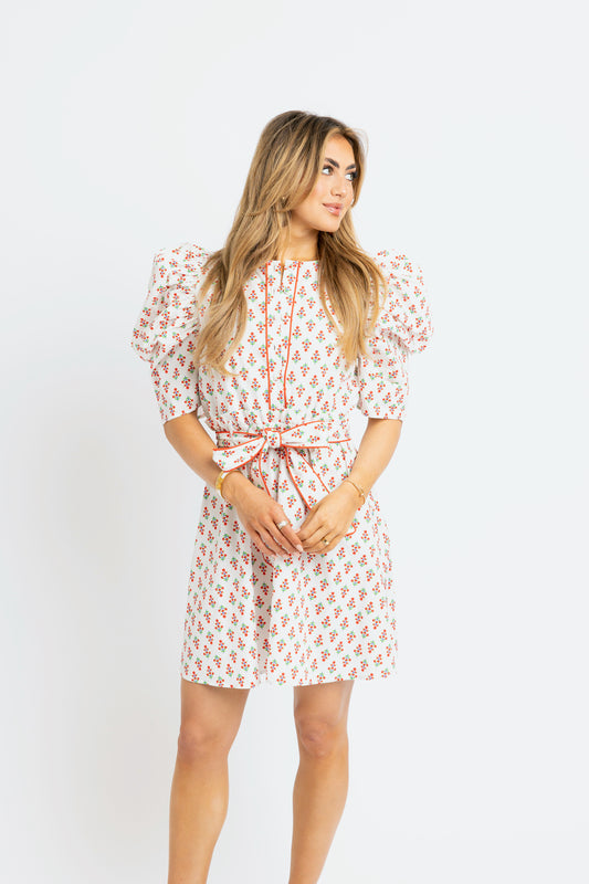 Digital Floral Shirt Dress