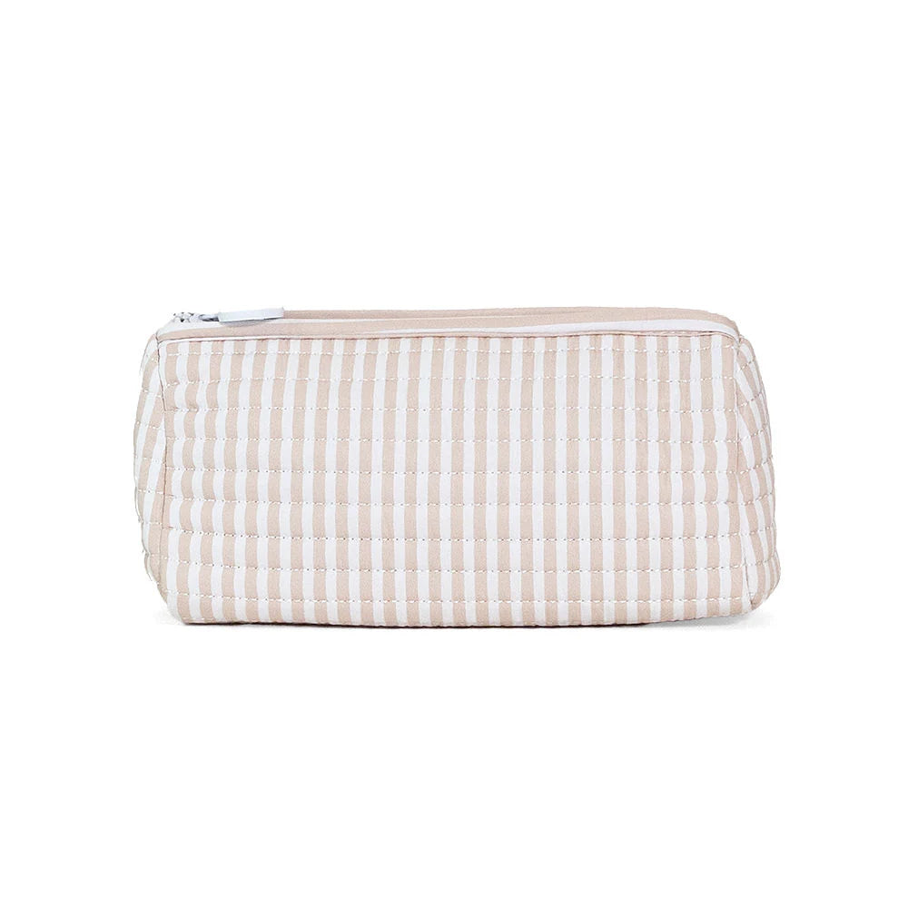 QUILTED POCHETTE BAG - PIMLICO STRIPE PINK