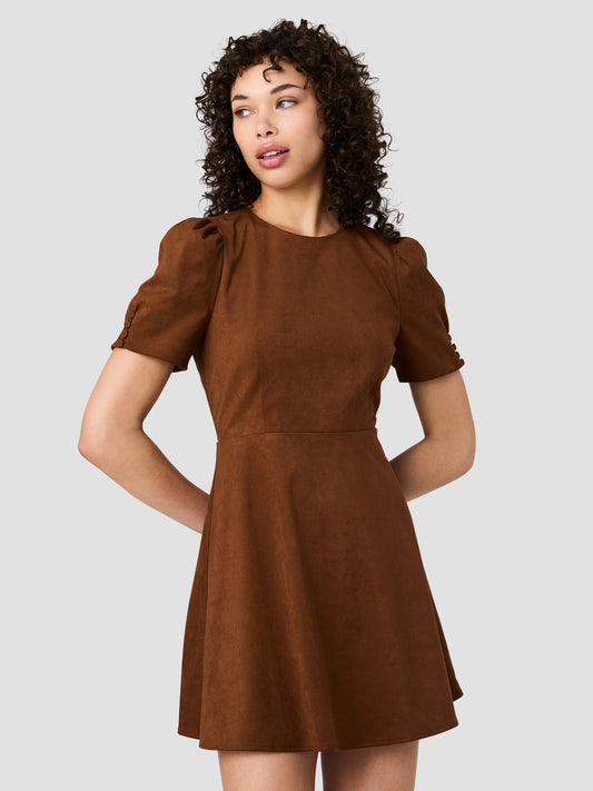Sonja Suede Mini Dress