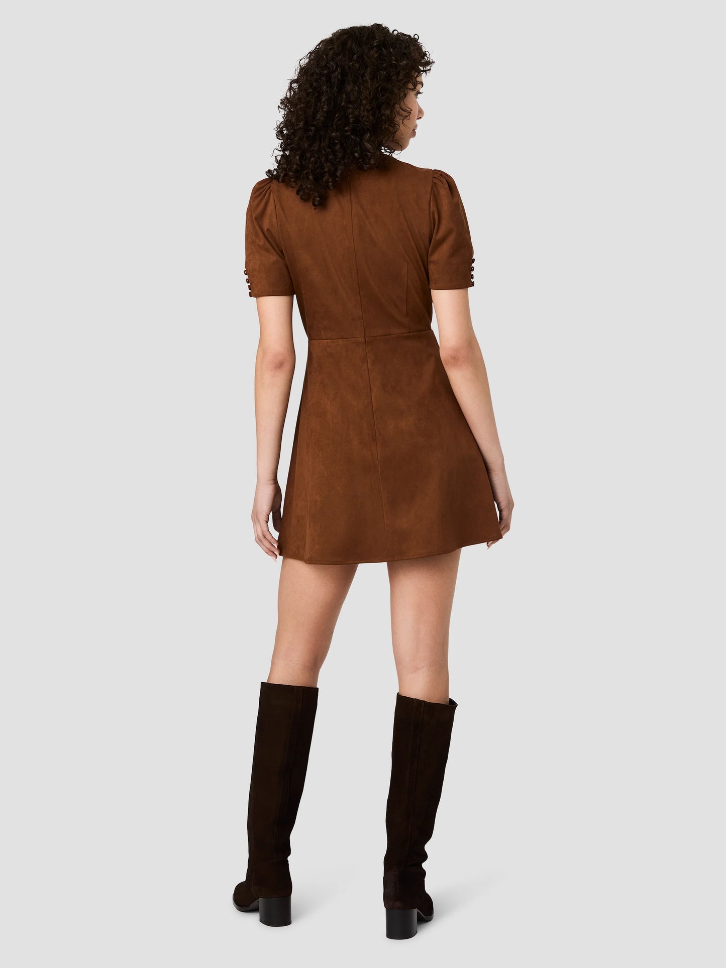 Sonja Suede Mini Dress