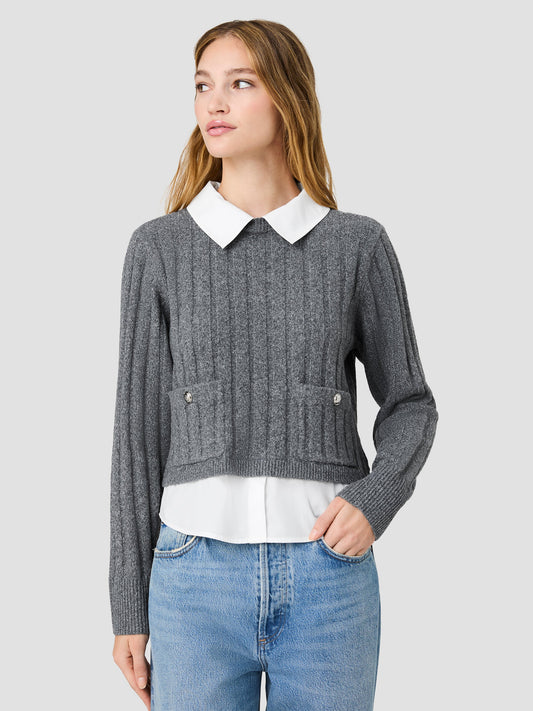 Aleyna Knit Combo Top