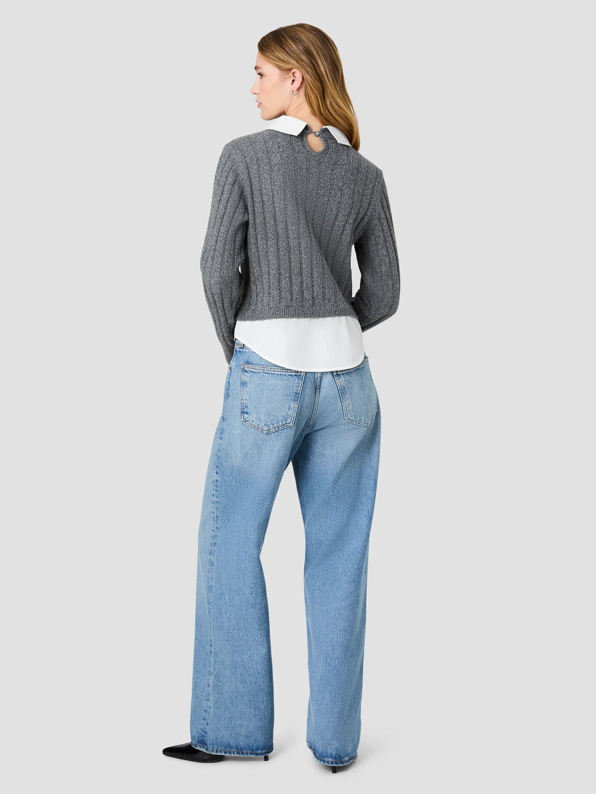 Aleyna Knit Combo Top