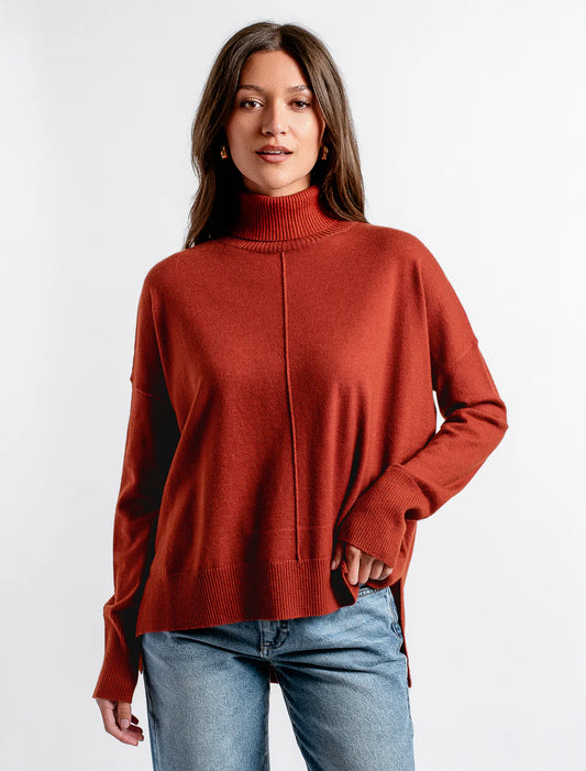 Wagner Turtleneck Burnt Sienna