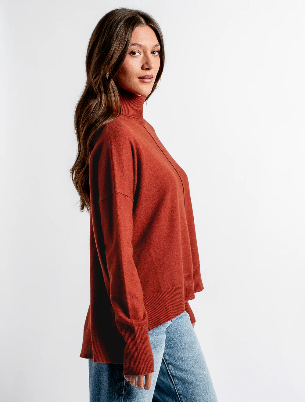 Wagner Turtleneck Burnt Sienna
