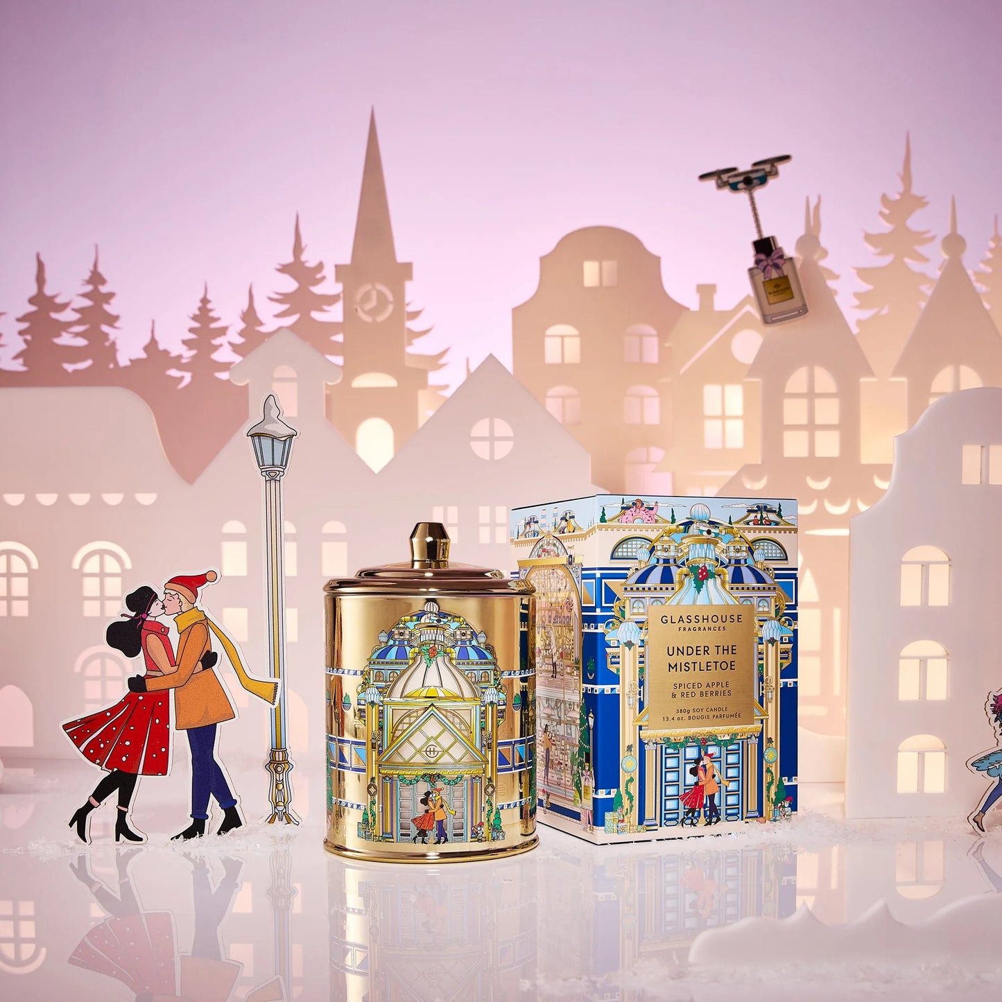 13.4 oz. Candle - Christmas - Under The Mistletoe