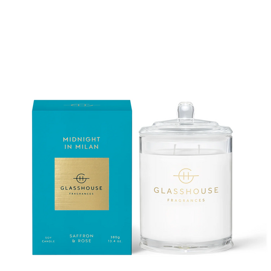 Midnight in Milan Candle Glass House 380g