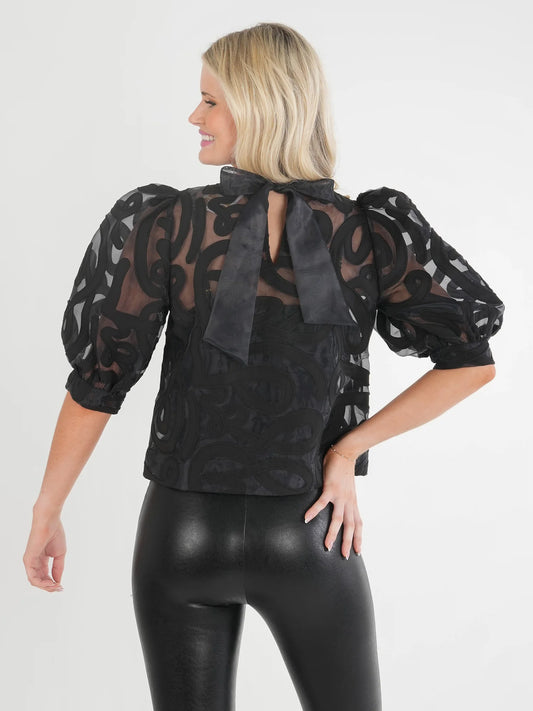 Bella Top in Joy/Black