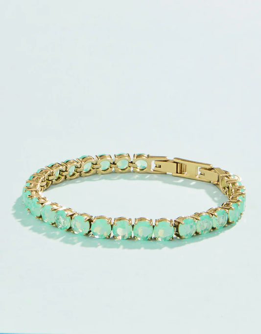 Spartina Sunrise Tennis Bracelet 6mm Sea Foam