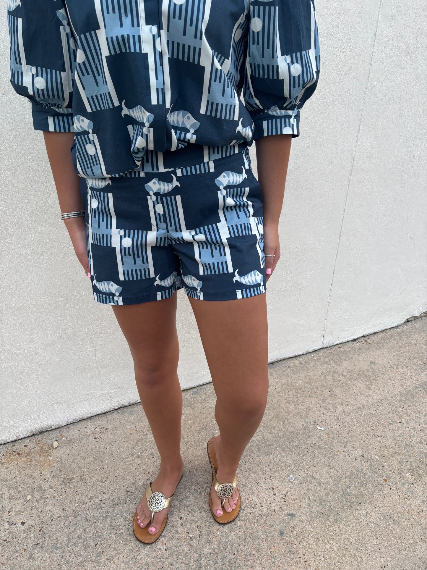 Taylor Short in Harbor Tile Blues