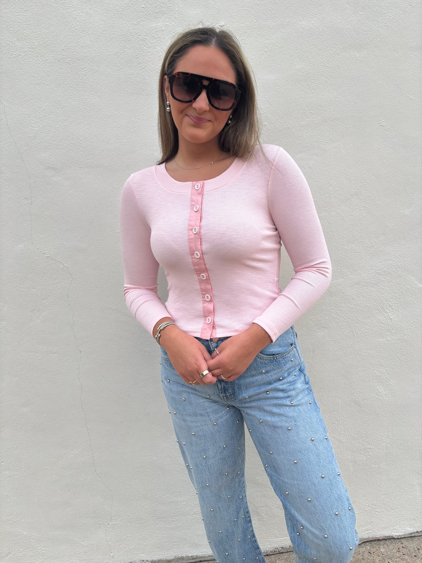Sasha Crop Button Cardigan