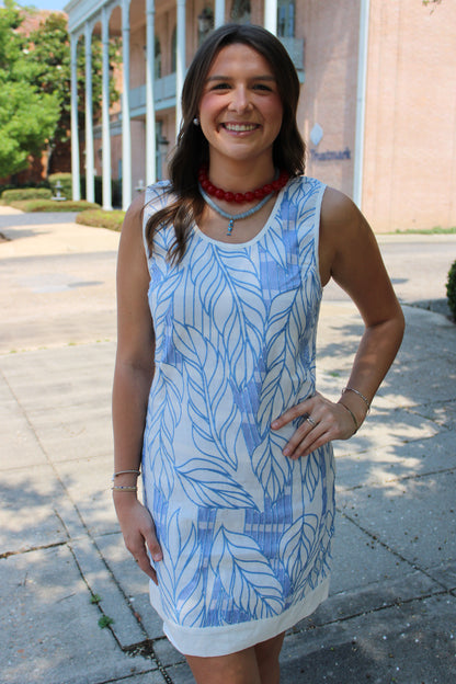 Patchwork Embroidered Shift Dress