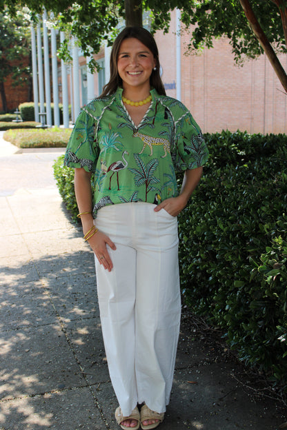 Animal Print Top