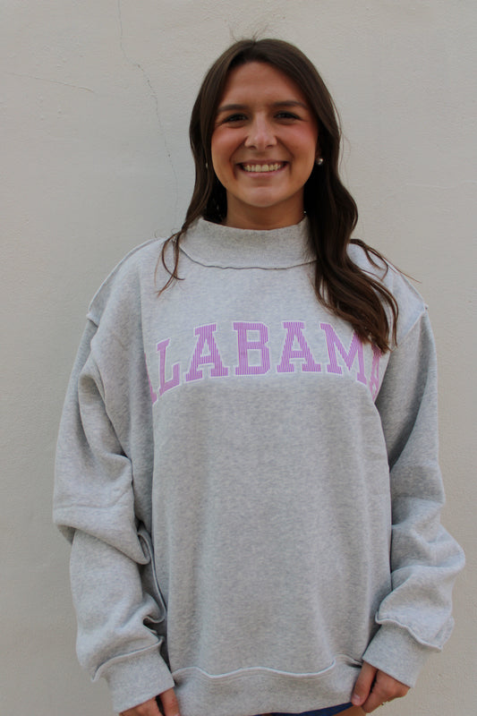 Alabama Mock Neck Sweatshirt