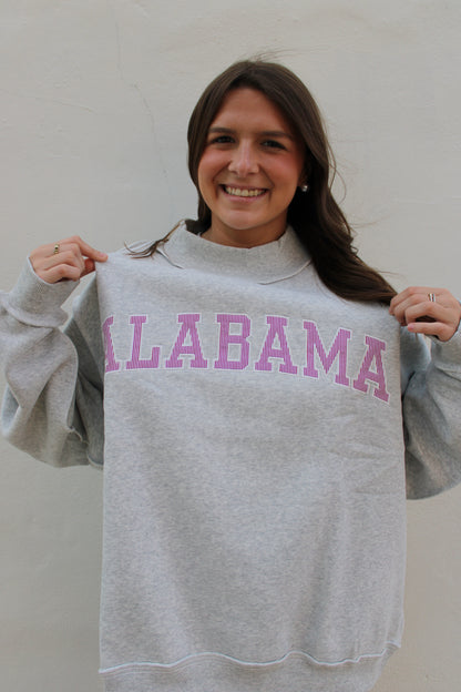 Alabama Mock Neck Sweatshirt