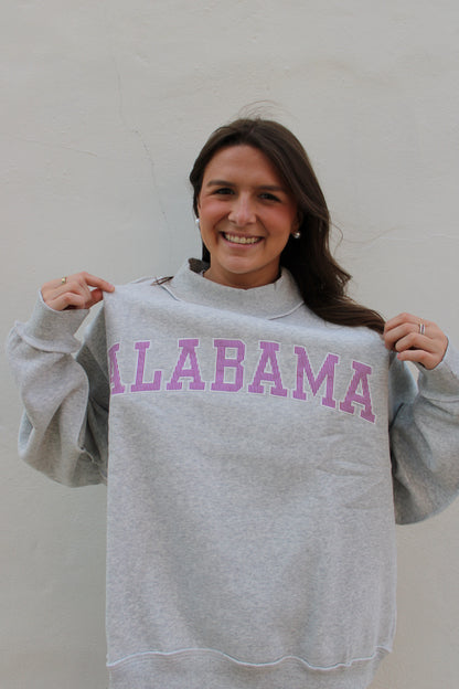Alabama Mock Neck Sweatshirt