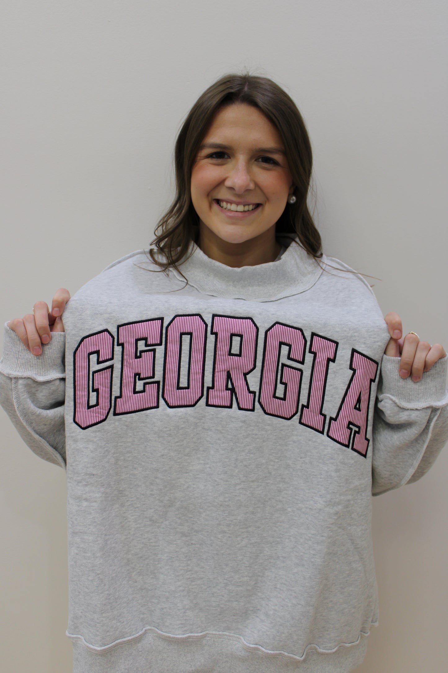 Georgia Mock Neck Sweatshirt