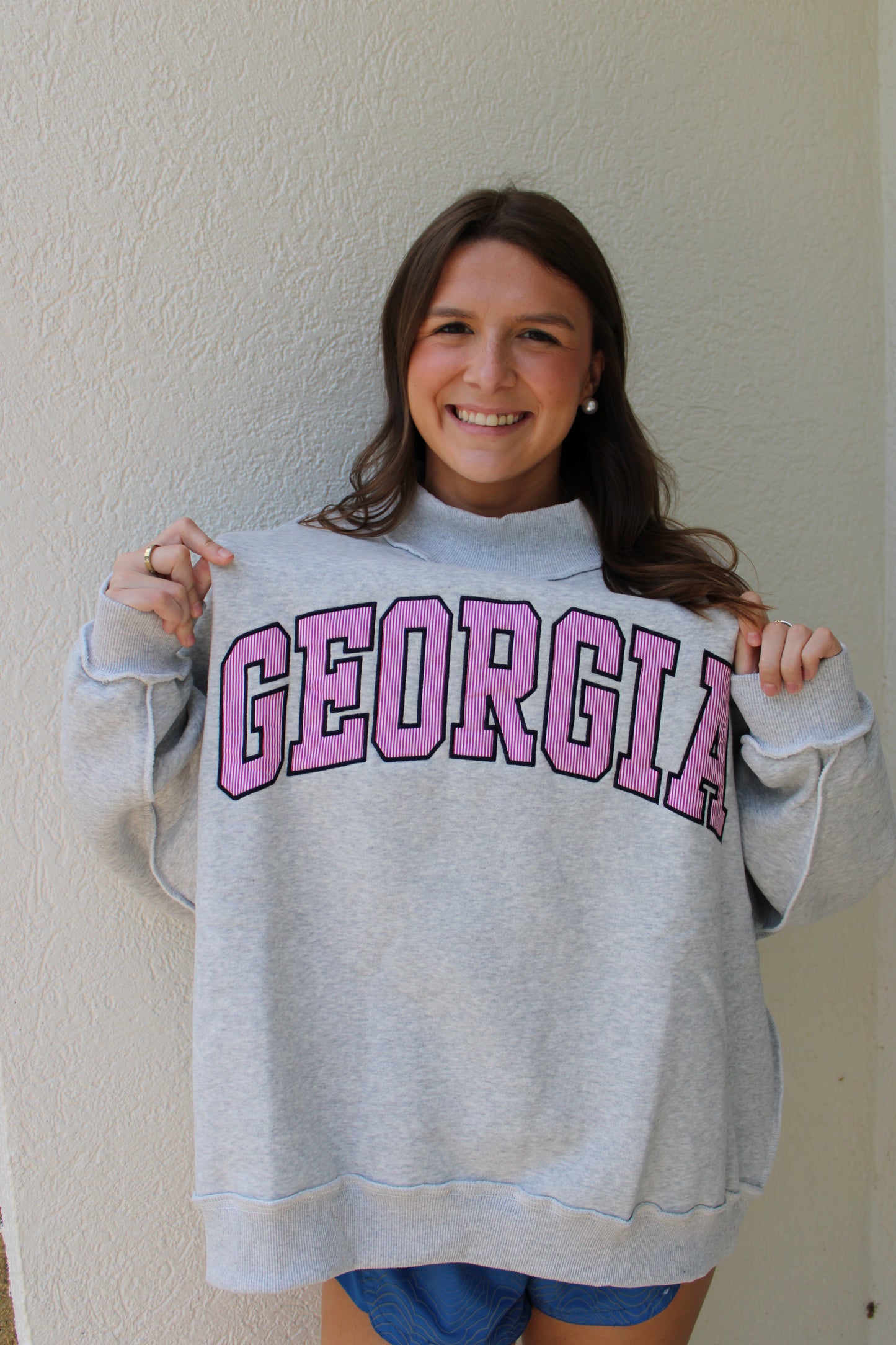 Georgia Mock Neck Sweatshirt