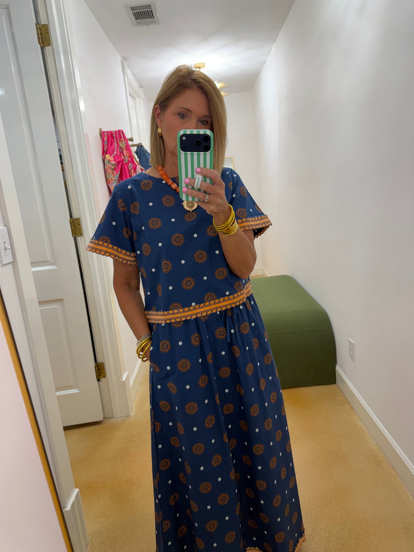 Gameday Auburn Medallion | Skirt Set
