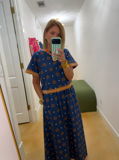 Gameday Auburn Medallion | Skirt Set