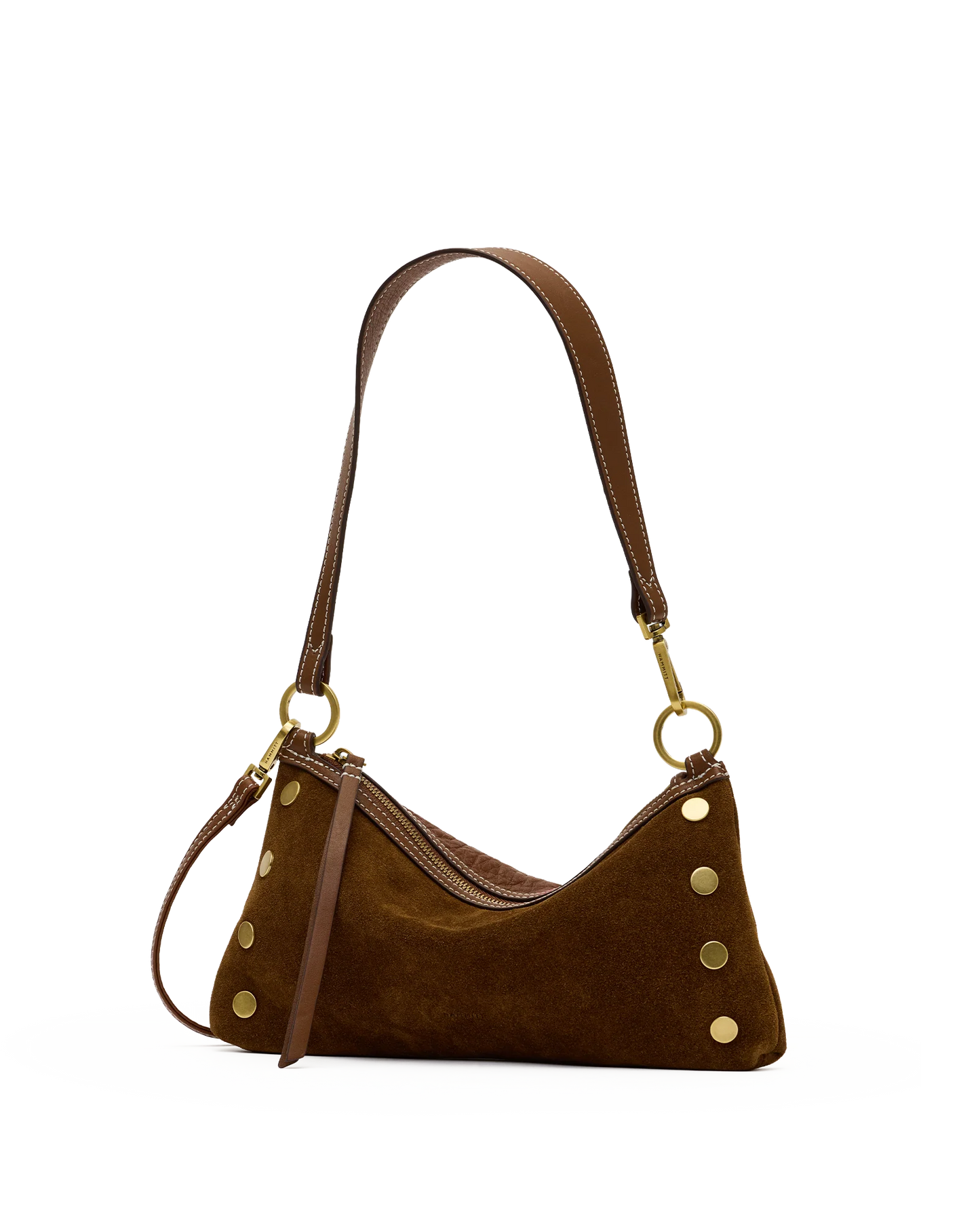 Kyle sml Cinnamon Suede/Antique Gold