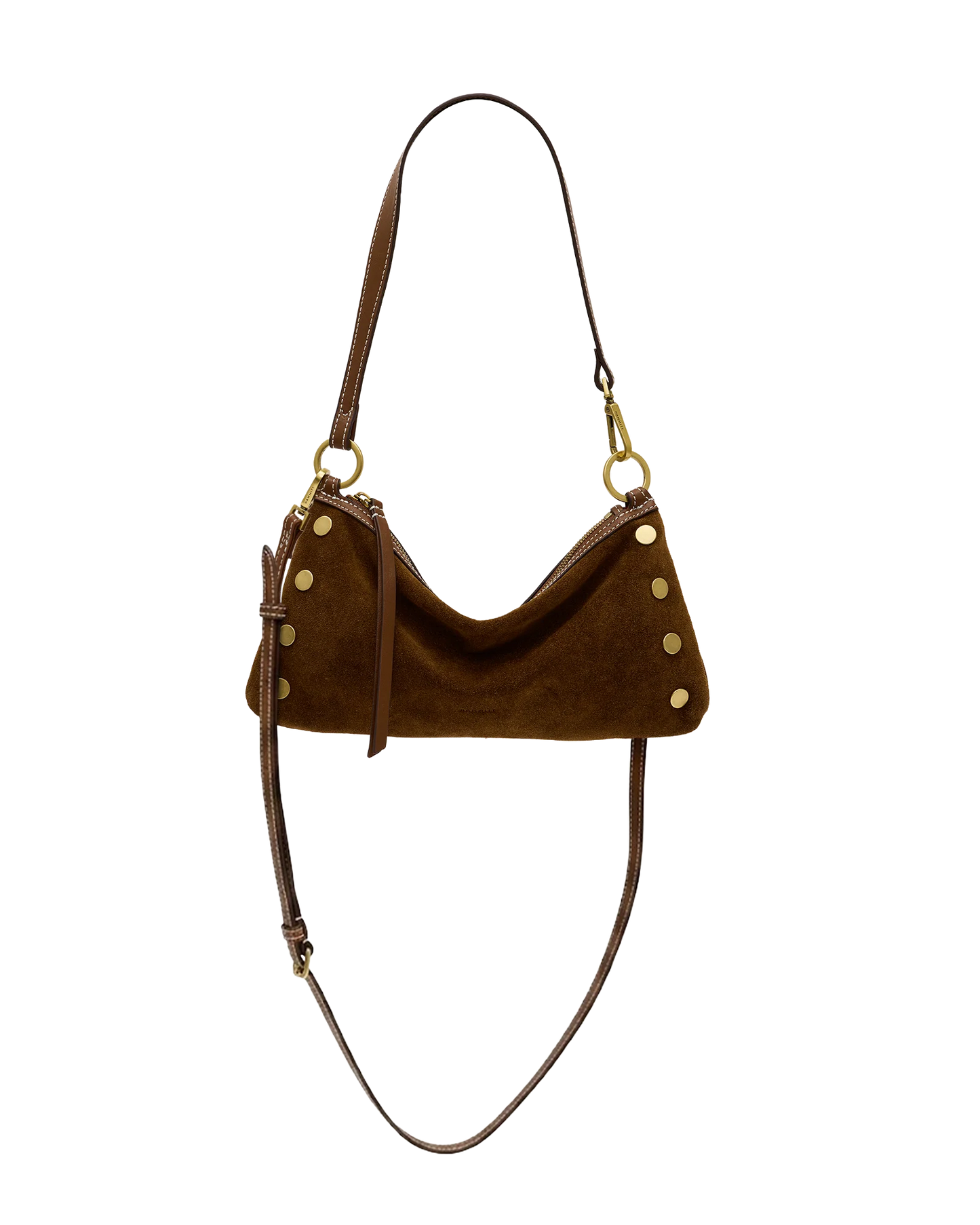 Kyle sml Cinnamon Suede/Antique Gold