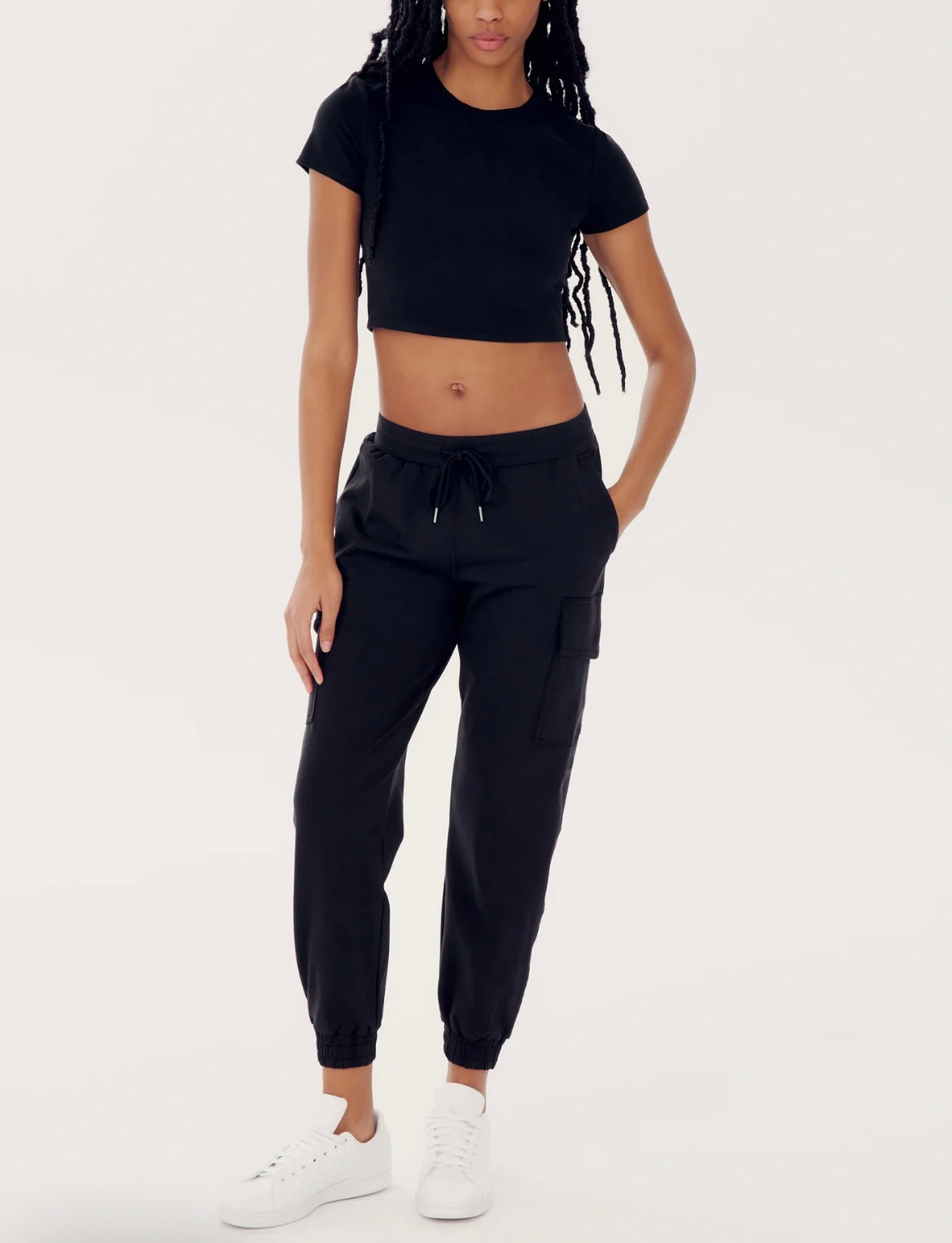 Supplex Cargo Pants in Black